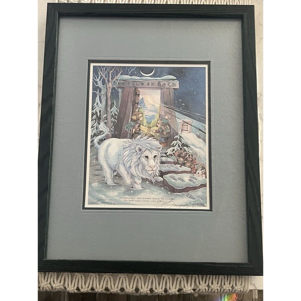 Jody Bergsma Don’t Look Back Signed Limited Edition Print Framed COA 18x13